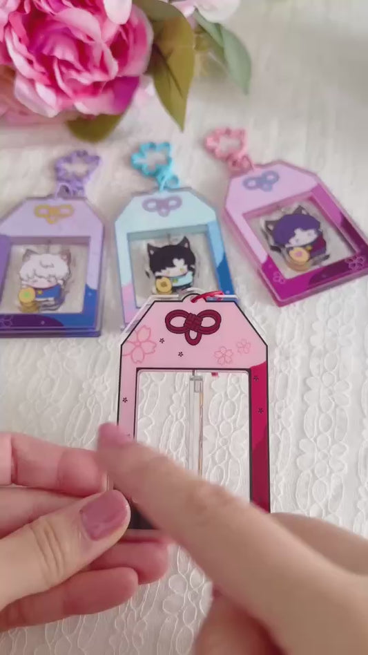LADS Fan Art Turnable Omamori Keychain