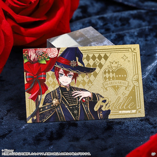 Twisted Wonderland Bloom Birthday Aurora Foil Stamped Can Badge & Metal Card Set Preorder