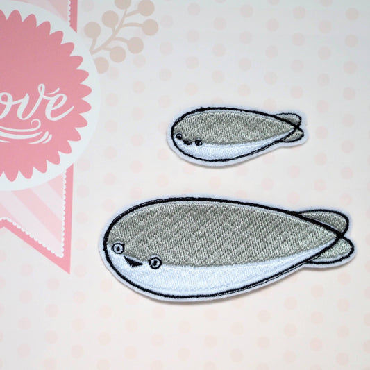 Sacabambaspis Jawless Fish Embroidery Patches Keychains - Moko's Boutique