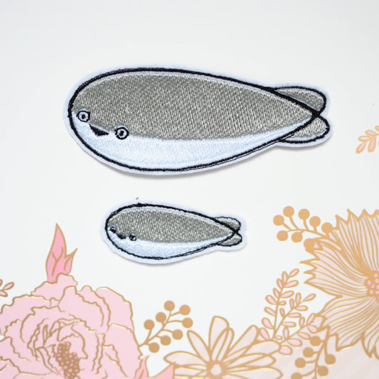 Sacabambaspis Jawless Fish Embroidery Patches Keychains - Moko's Boutique