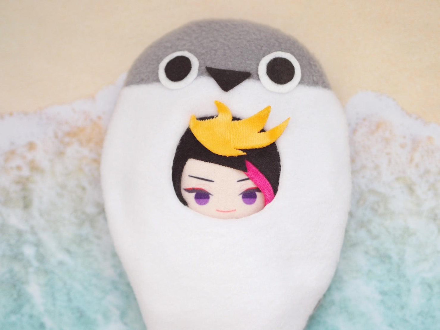 Sacabambaspis Kigurumi for 10cm plushie, Nendoroid Doll, OB11, Nijipuppet - Moko's Boutique