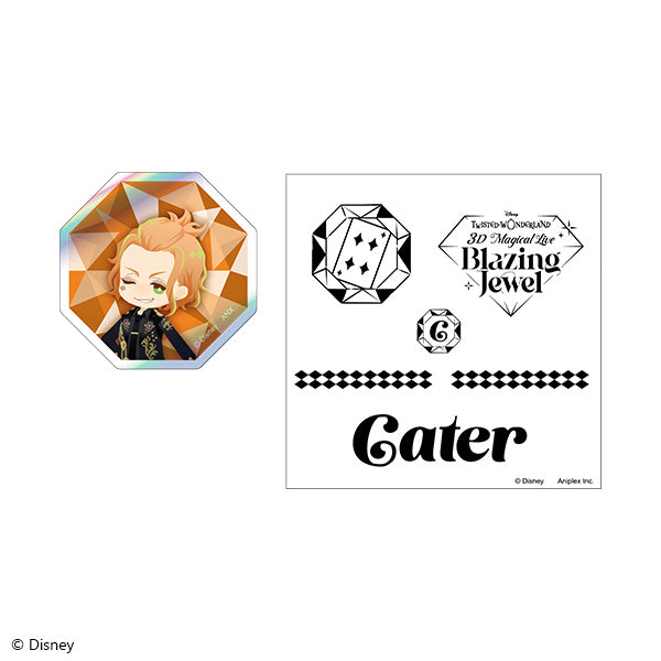 Twisted Wonderland 3D Magical Live -Blazing Jewel- Sticker Set Preorder