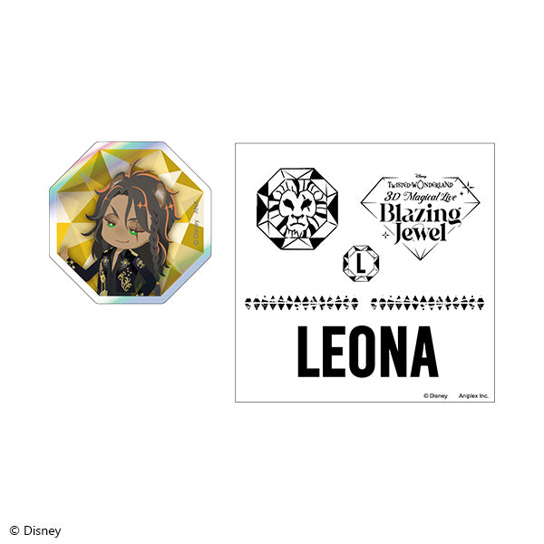 Twisted Wonderland 3D Magical Live -Blazing Jewel- Sticker Set Preorder