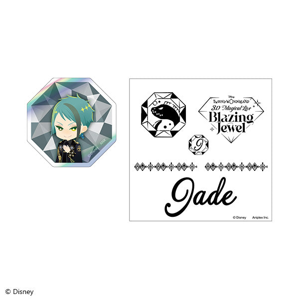 Twisted Wonderland 3D Magical Live -Blazing Jewel- Sticker Set Preorder