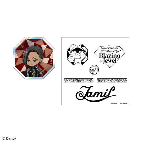 Twisted Wonderland 3D Magical Live -Blazing Jewel- Sticker Set Preorder
