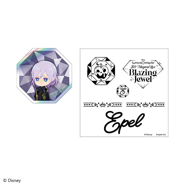 Twisted Wonderland 3D Magical Live -Blazing Jewel- Sticker Set Preorder