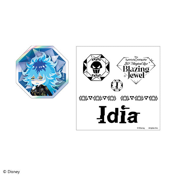 Twisted Wonderland 3D Magical Live -Blazing Jewel- Sticker Set Preorder