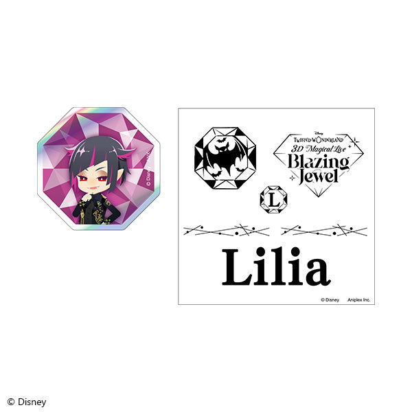 Twisted Wonderland 3D Magical Live -Blazing Jewel- Sticker Set Preorder