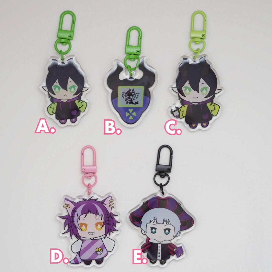 Twst Characters Fan Art Keychains - Moko's Boutique