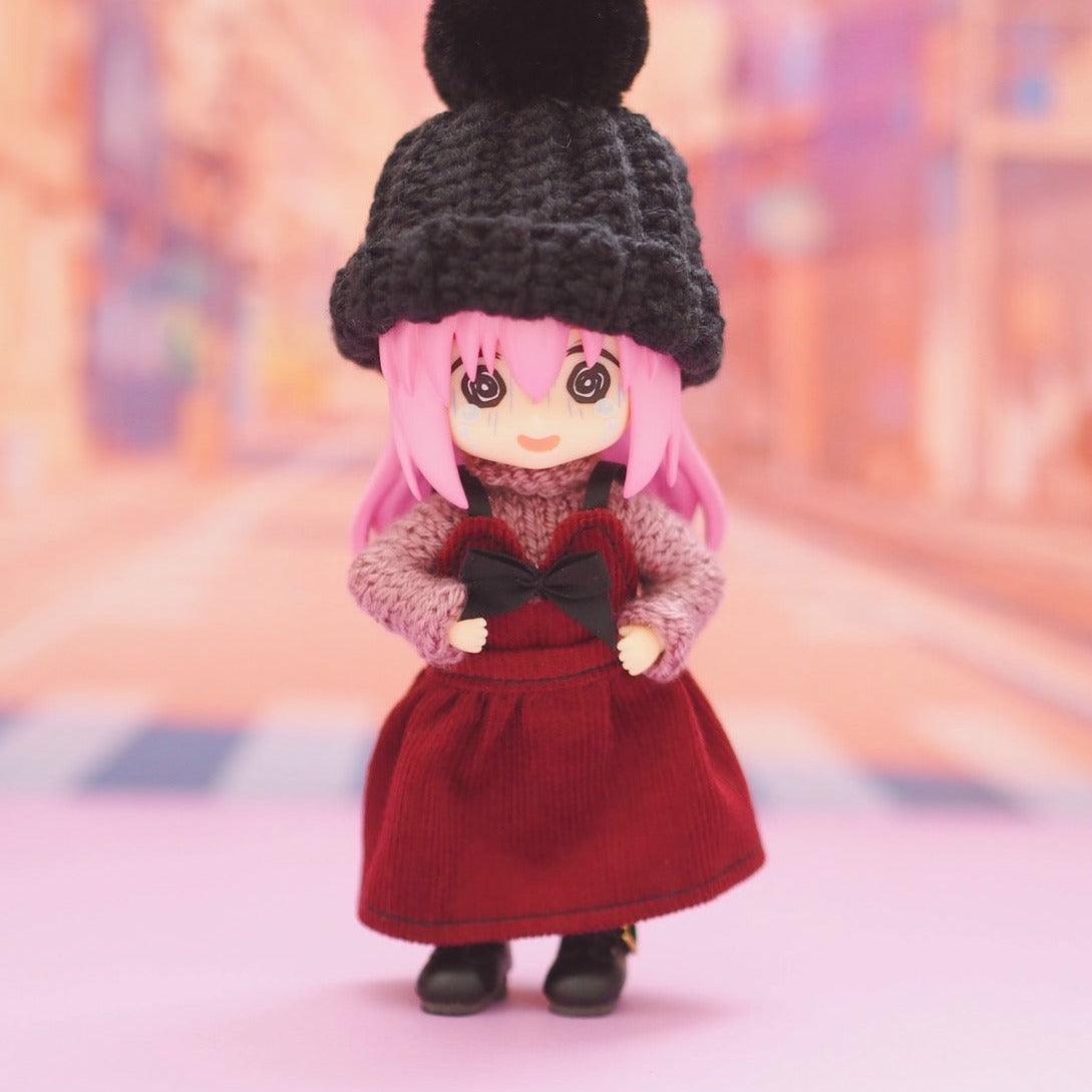 Velvet Overall Dress Set (Sweater + Dress) - Moko's Boutique