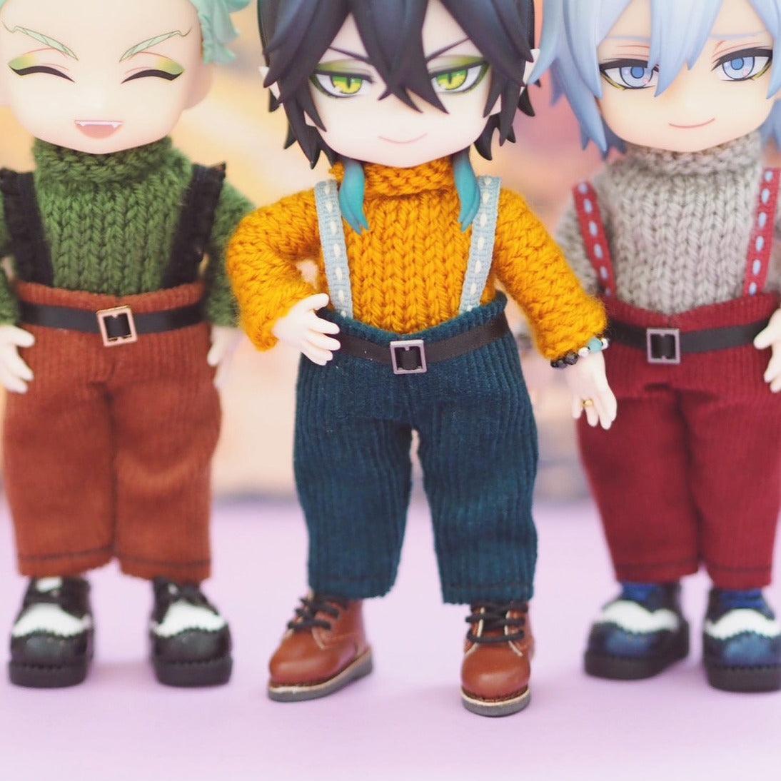 Velvet Overall Set (Sweater + Pants) - Moko's Boutique