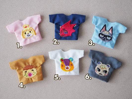 Animal Crossing Villagers Embroidery T-Shirts Vol. 2 - Moko's Boutique