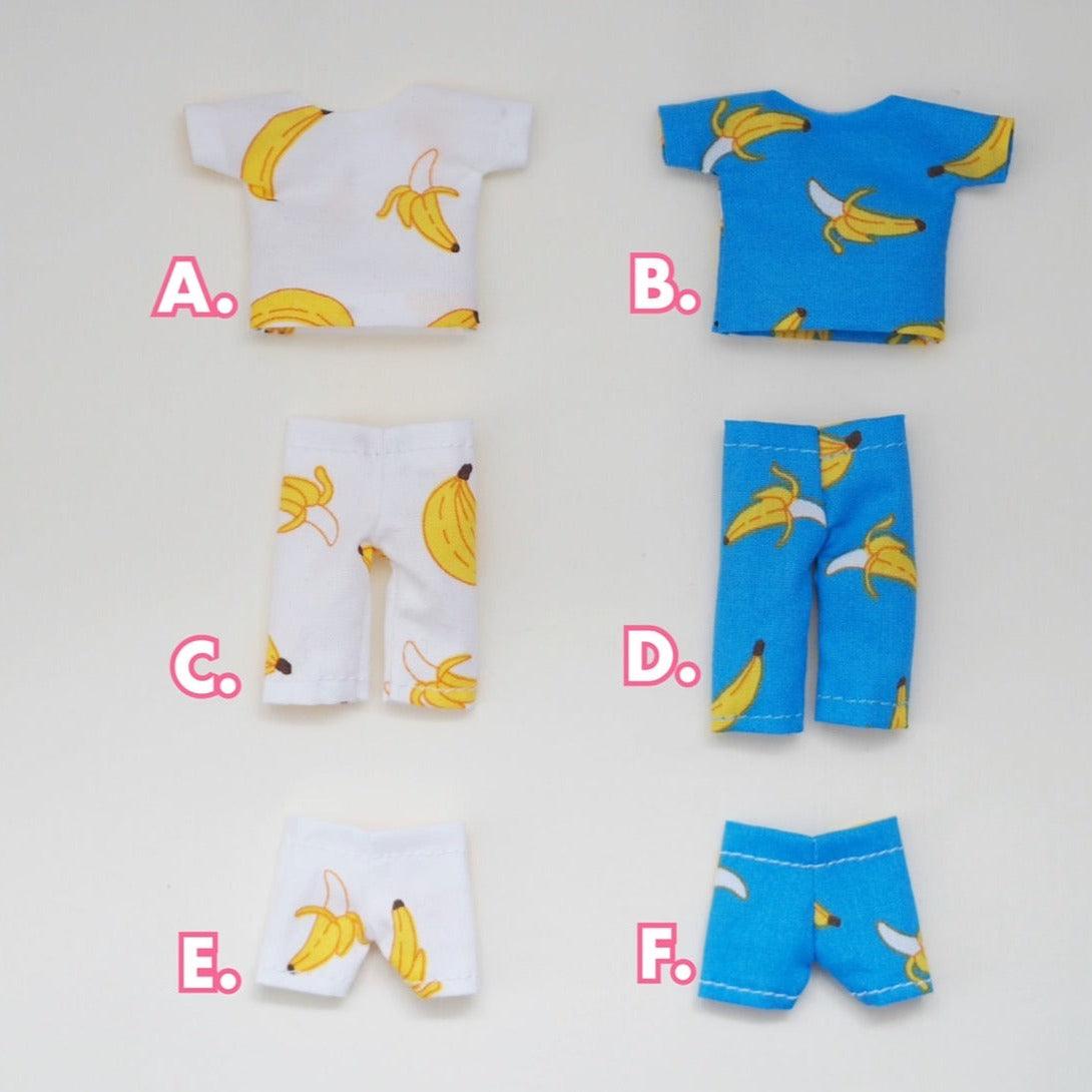 Banana Pattern T-Shirt Pants Shorts - Moko's Boutique
