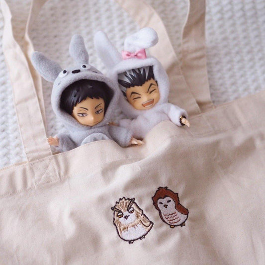 Haikyuu!! Anime Embroidery Totes Bags - Moko's Boutique