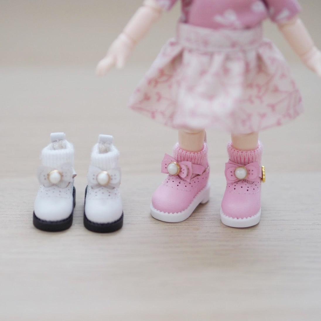 Boots with Bow - Moko's Boutique