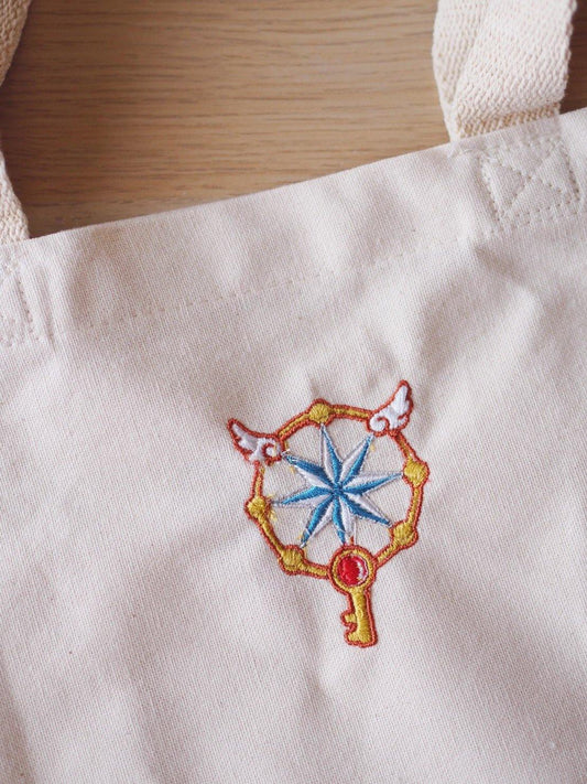 Cardcaptor Sakura Clear Cards Embroidery Totes Bags - Moko's Boutique