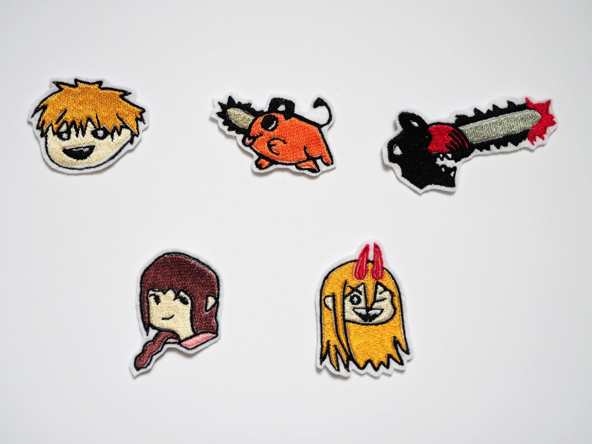 Chainsaw Man Embroidery Totes Bags and Iron on Patches - Moko's Boutique
