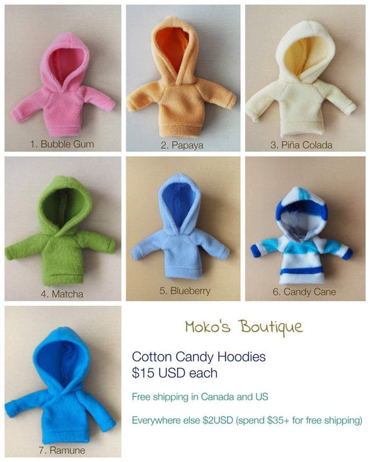 Cotton Candy Fleece Hoodies - Moko's Boutique