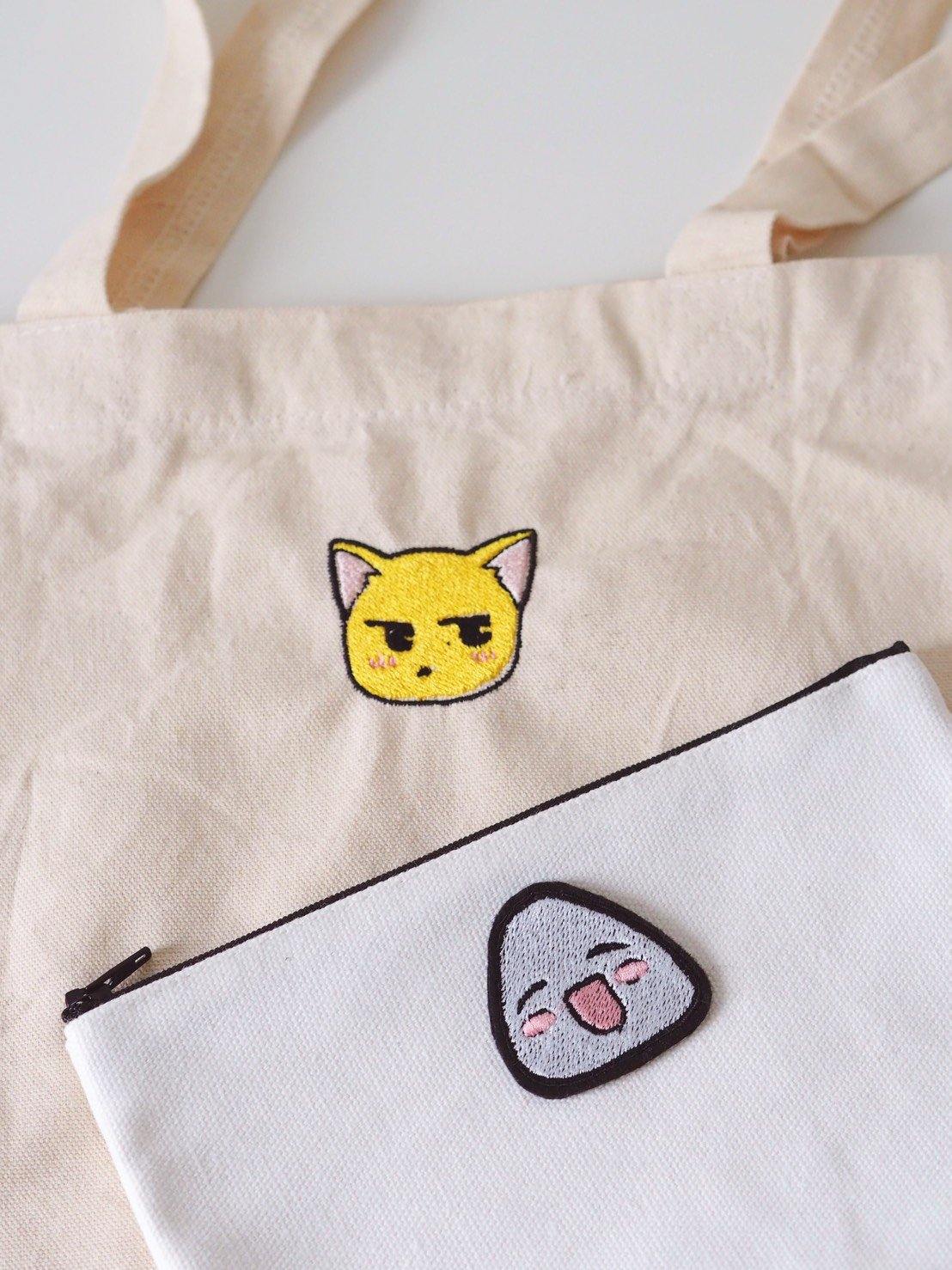 Fruit Basket Embroidery Totes Bags - Moko's Boutique