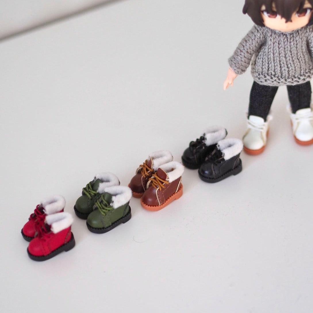 Fur Trimmed Boots - Moko's Boutique