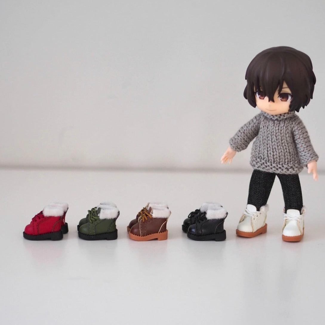 Fur Trimmed Boots - Moko's Boutique