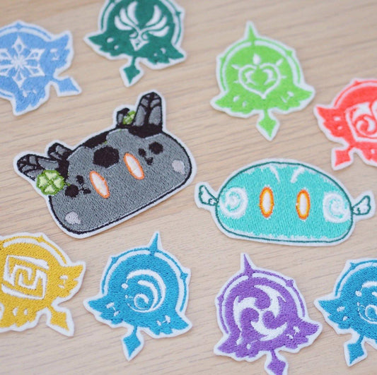Genshin Impact Slime Iron On Pins & Patches - Moko's Boutique