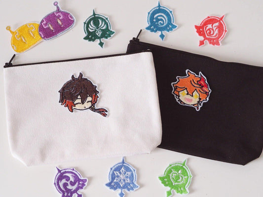 Genshin Impact Characters Iron On Pins & Patches - Moko's Boutique