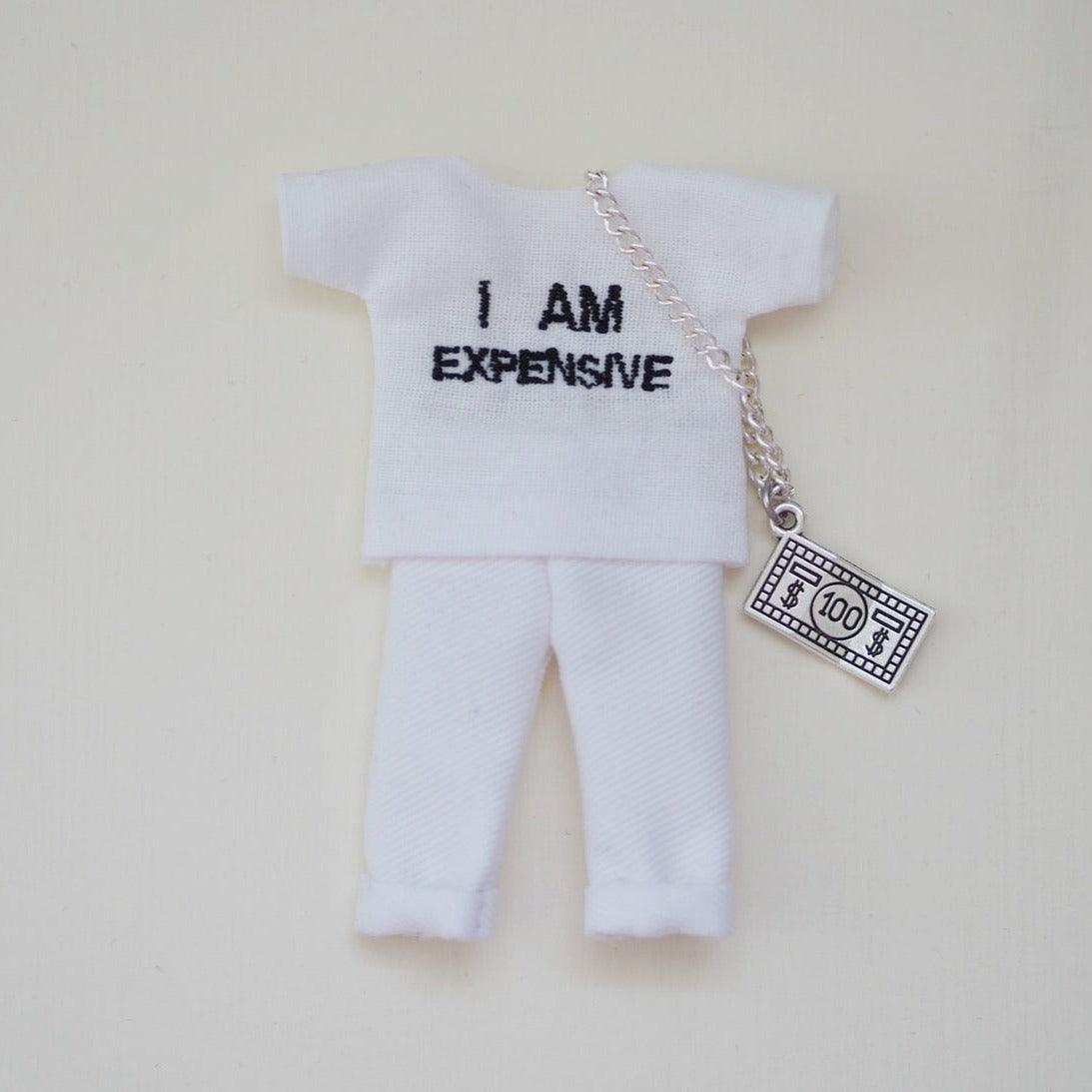 I am Expensive Set Embroidery T-Shirts + Pants - Moko's Boutique