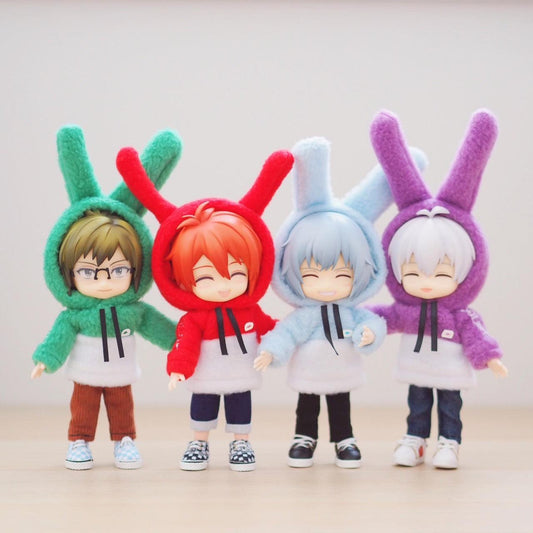 IDOLiSH7 Trigger RabbiTube Embroidery Fleece Hoodies - Moko's Boutique