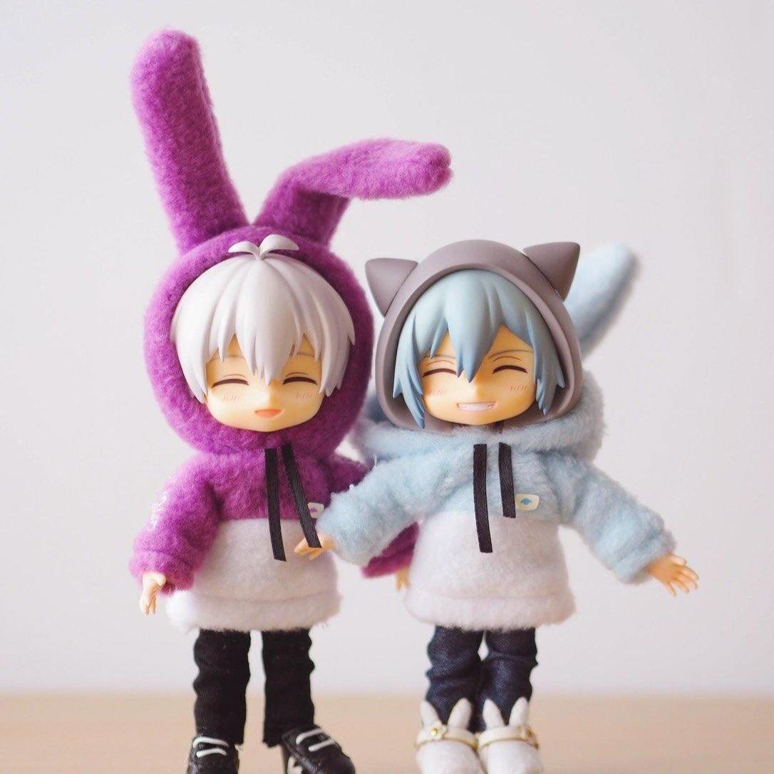 IDOLiSH7 RabbiTube Embroidery Fleece Hoodies - Moko's Boutique