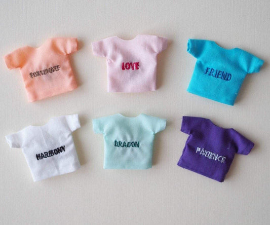 Inspiring Kanji Embroidery T-Shirts - Moko's Boutique