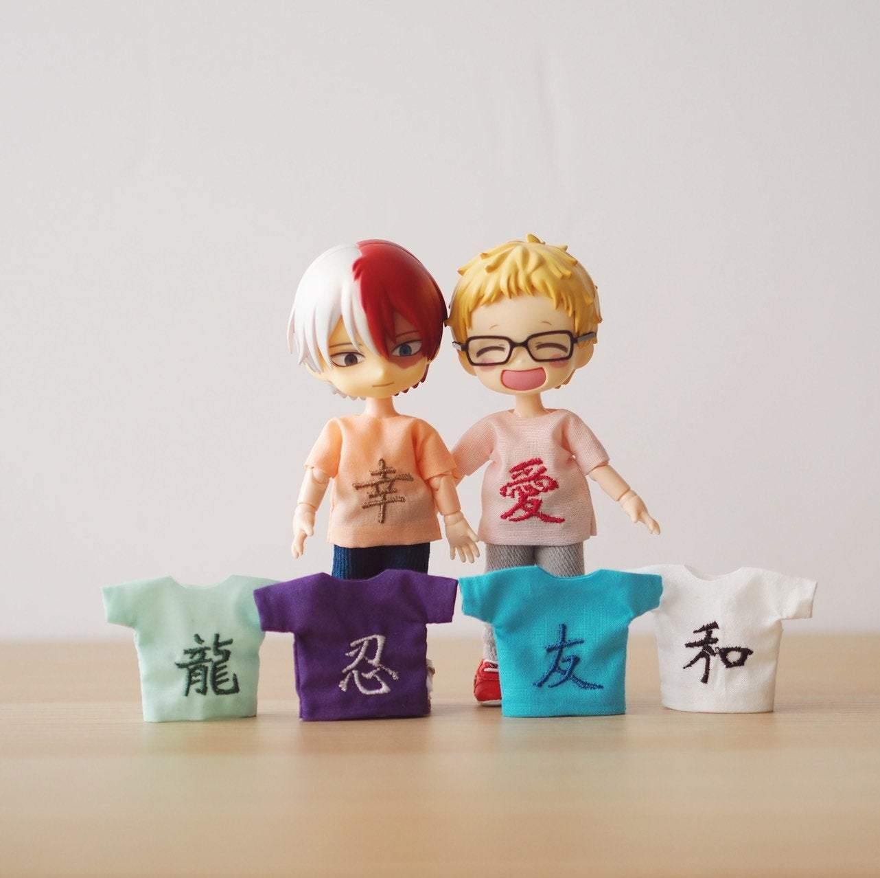 Inspiring Kanji Embroidery T-Shirts - Moko's Boutique