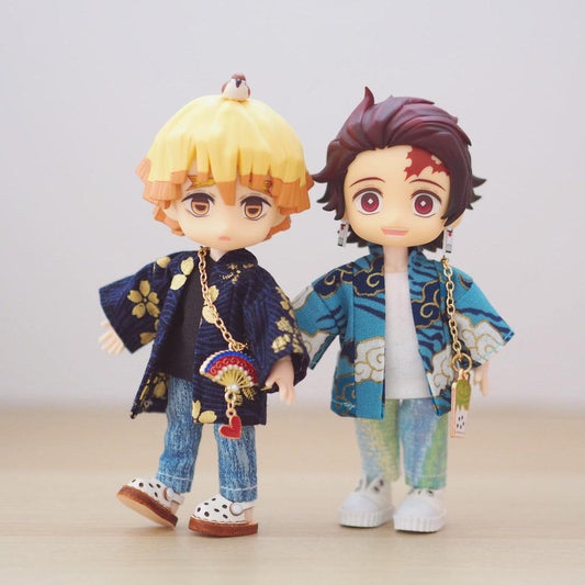 Japanese Haori Set with Charms - Moko's Boutique