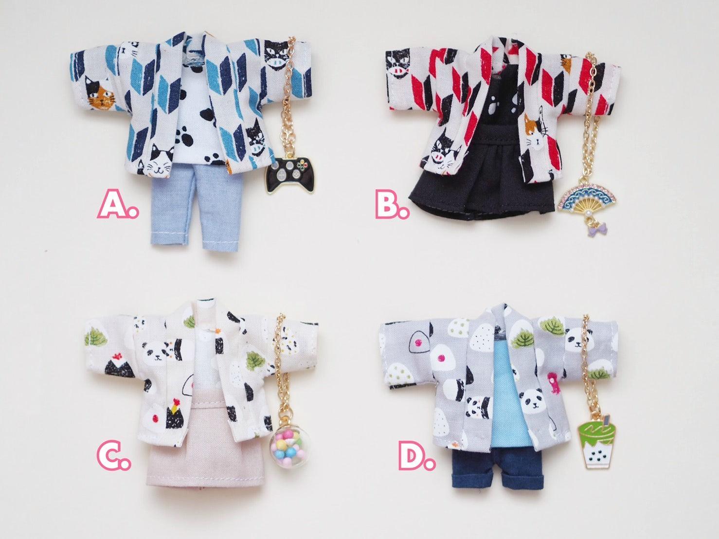 Japanese Haori Set with Charms vol. 2 - Moko's Boutique