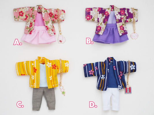 Japanese Haori Set with Charms vol. 3 - Moko's Boutique