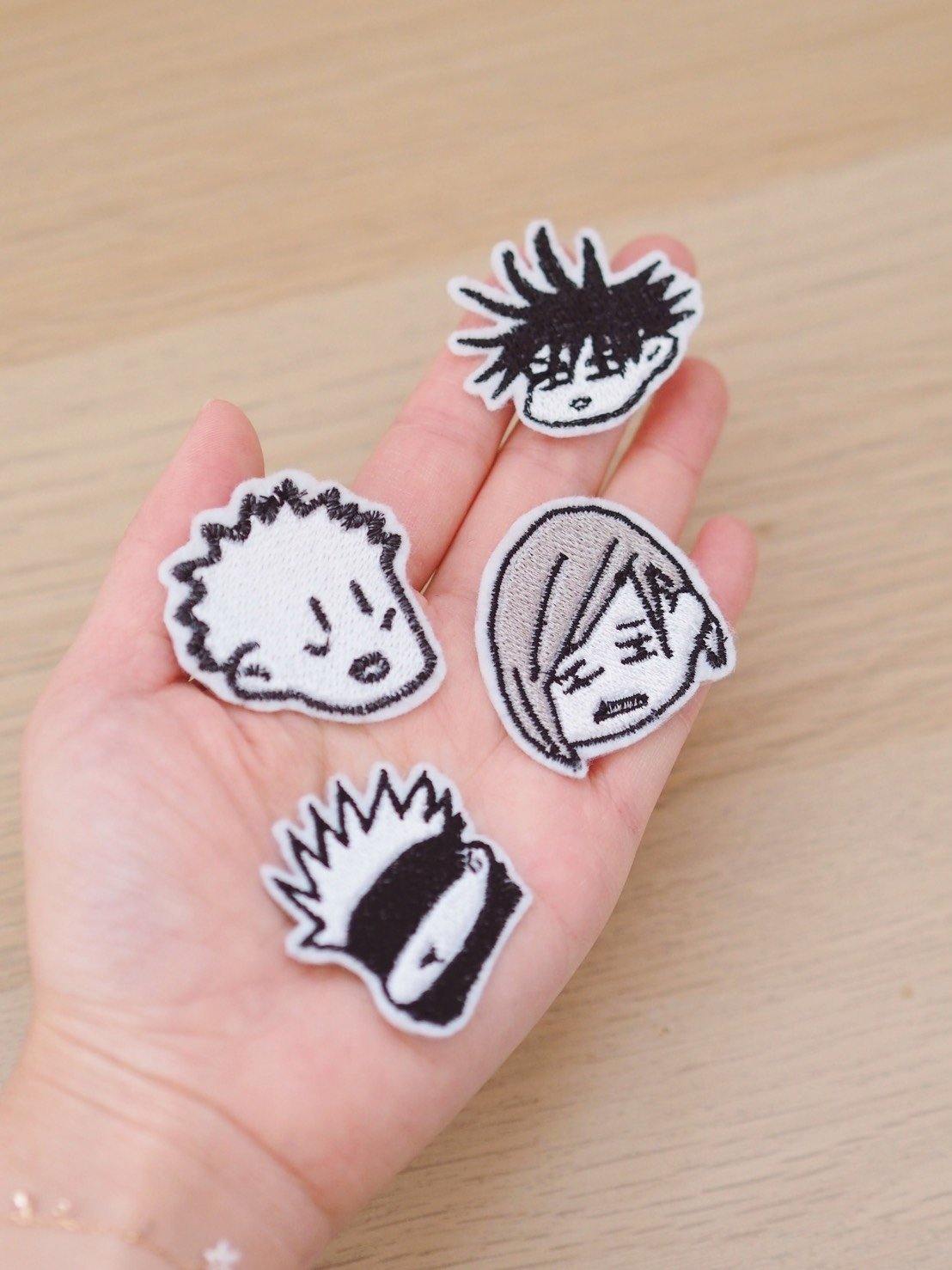 Jujutsu Kaisen Embroidery Iron On Pins & Patches - Moko's Boutique