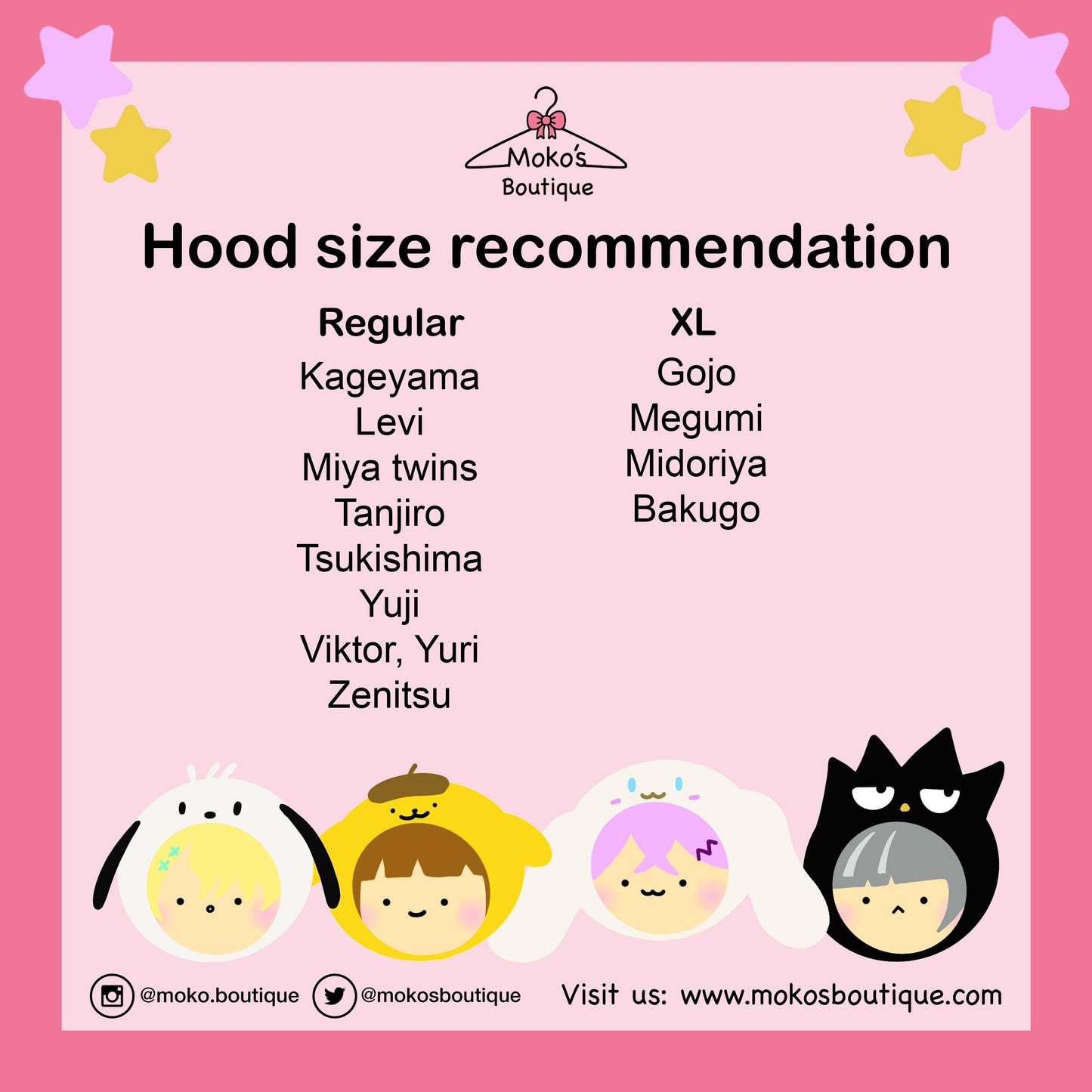 Kawaii Characters Kigurumi - Moko's Boutique