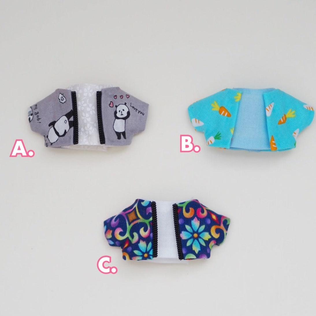 Kawaii Haori + T-Shirt Sets for 10 cm Nui Plush - Moko's Boutique