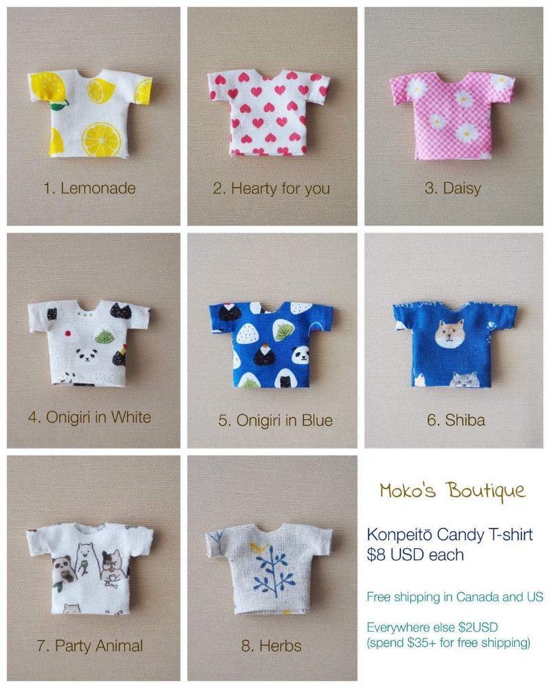 Konpeitō Candy T-Shirts Vol.1 - Moko's Boutique