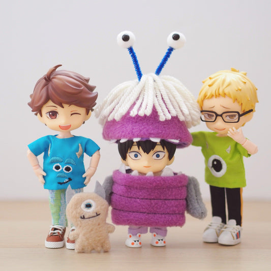 Monster Inc Embroidery T-Shirts + Plush - Moko's Boutique
