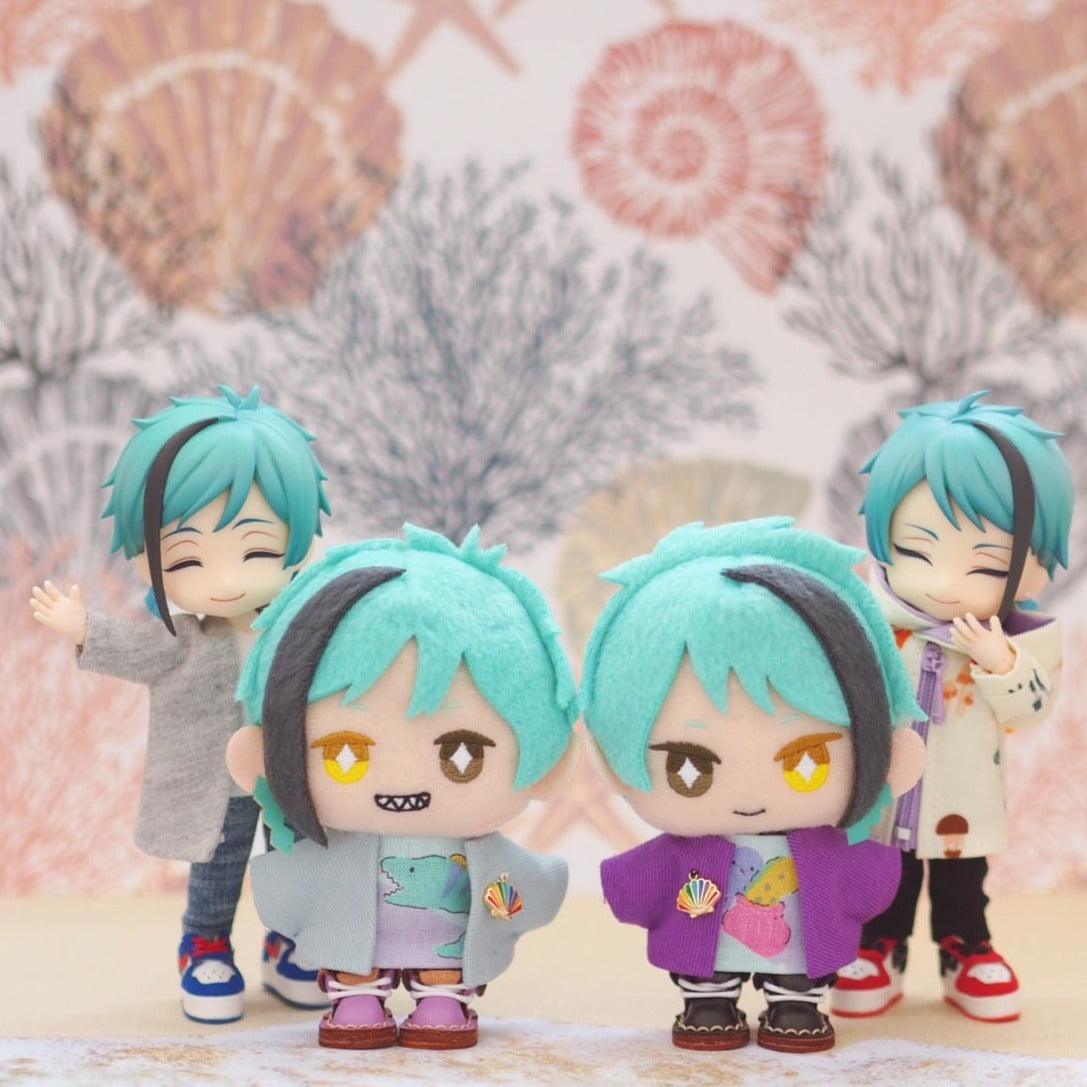 Ocean Haori + T-shirt Sets for 10 cm Nui Plush - Moko's Boutique