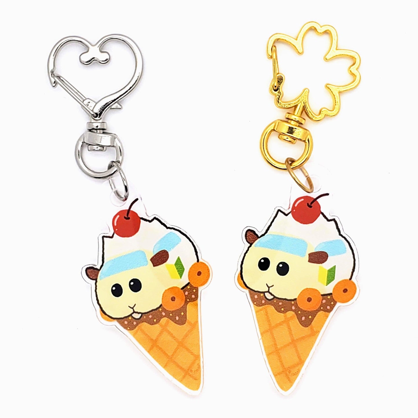 Pui Pui Molcar Abby Ice Cream Keychain - Moko's Boutique