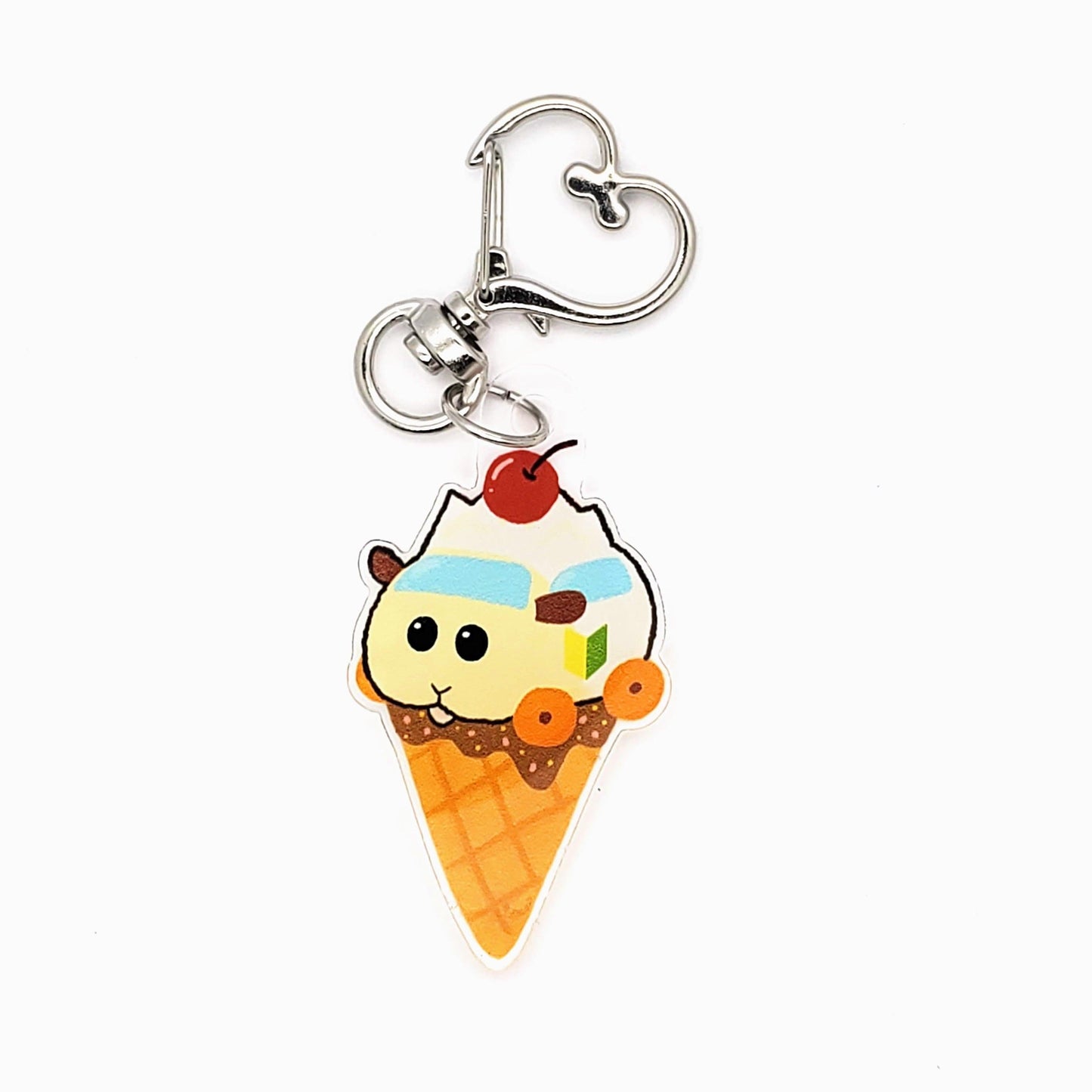 Pui Pui Molcar Abby Ice Cream Keychain - Moko's Boutique