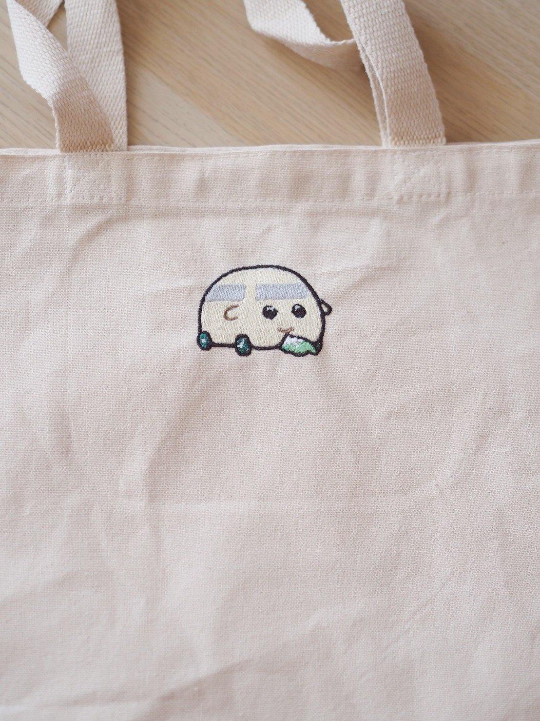 Pui Pui Molcar Embroidery Totes Bags - Moko's Boutique