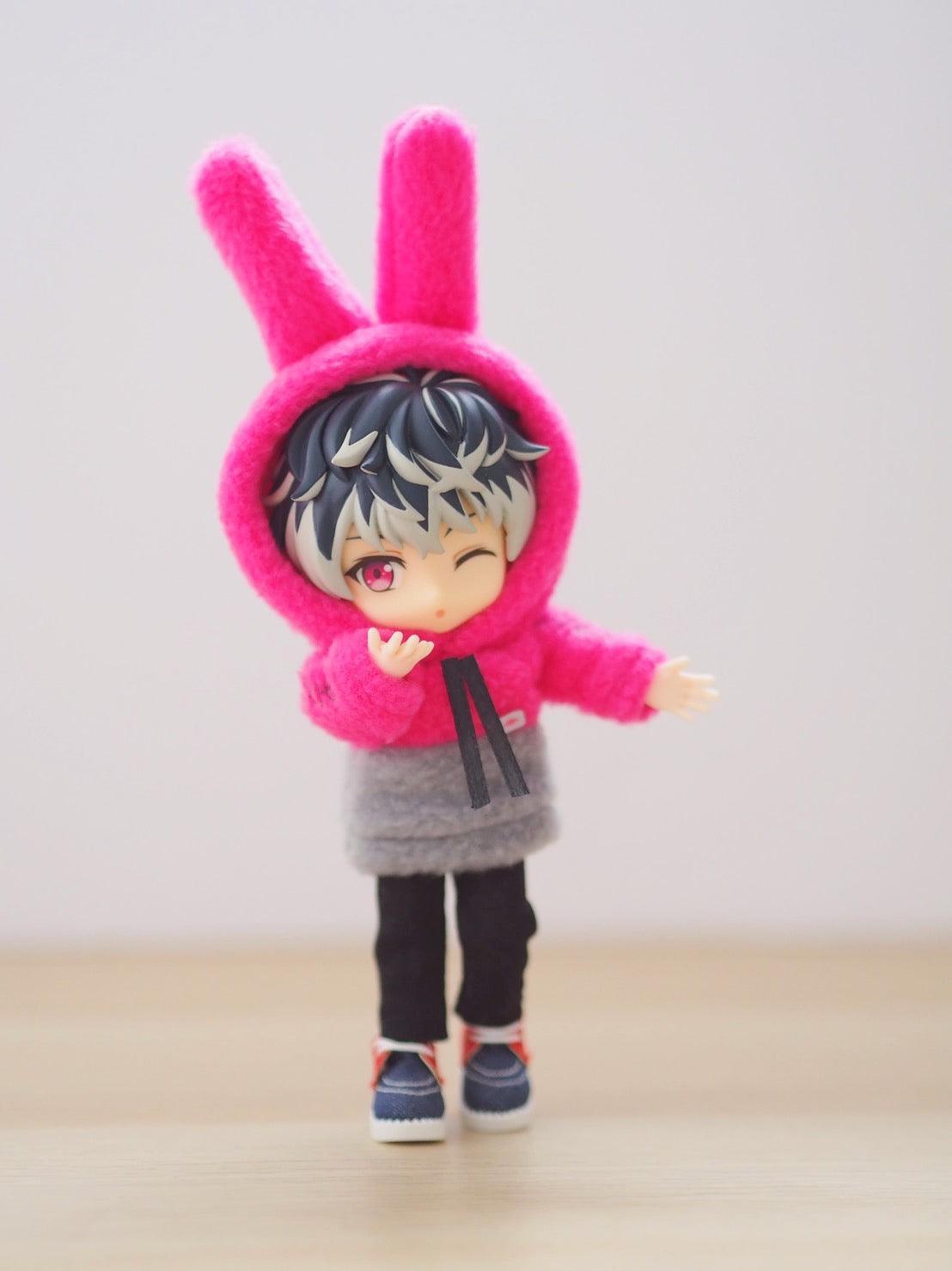 Re:Vale Momo RabbiTube Embroidery Hoodies - Moko's Boutique