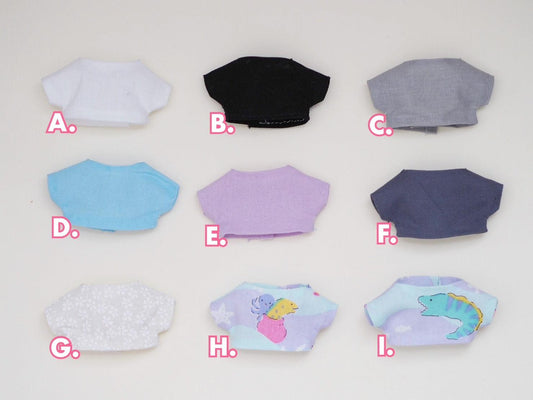 Shirts for 10 cm Nui Plush - Moko's Boutique