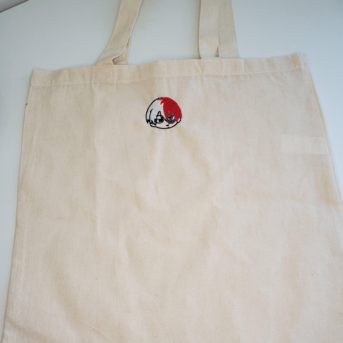 My Hero Academia Embroidery Shoto Todoroki Embroidery Totes Bag - Moko's Boutique