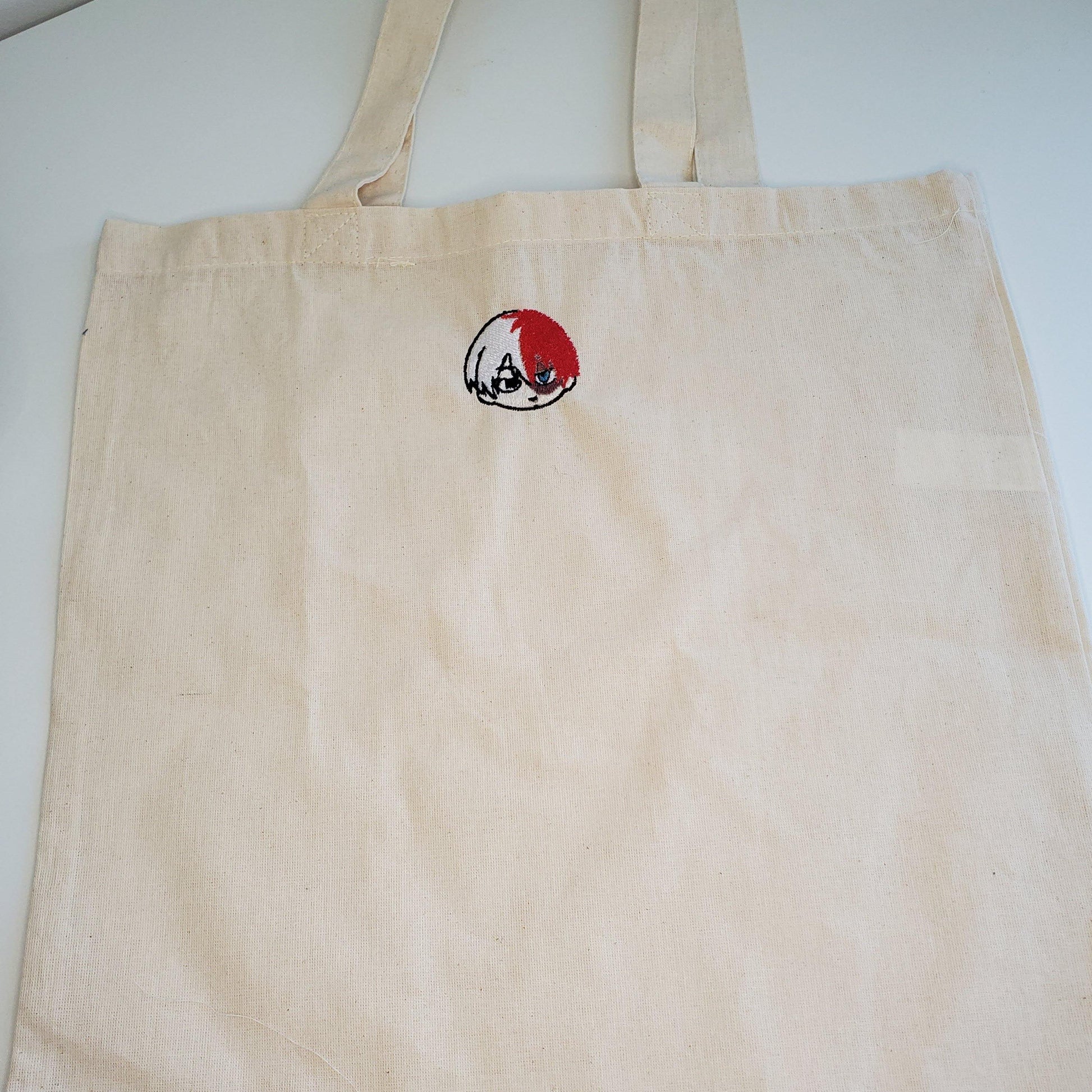 My Hero Academia Embroidery Shoto Todoroki Embroidery Totes Bag - Moko's Boutique