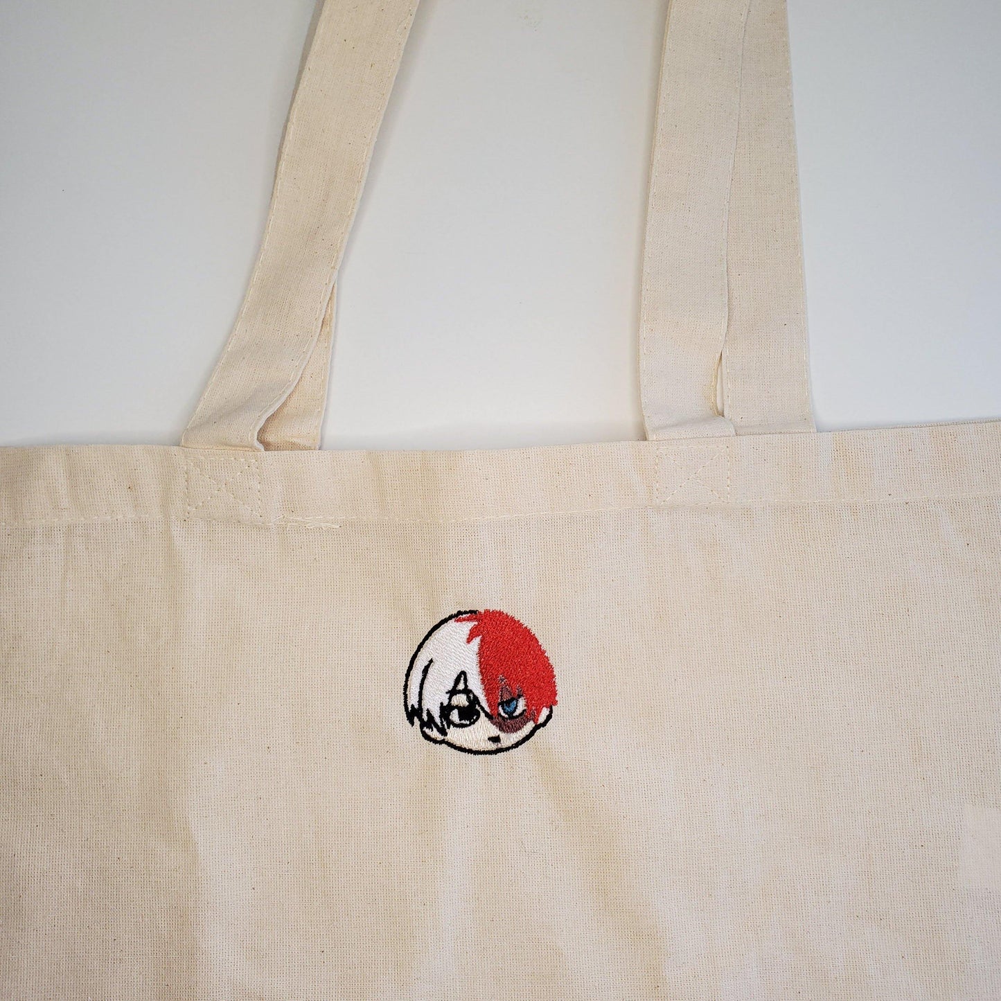 My Hero Academia Embroidery Shoto Todoroki Embroidery Totes Bag - Moko's Boutique