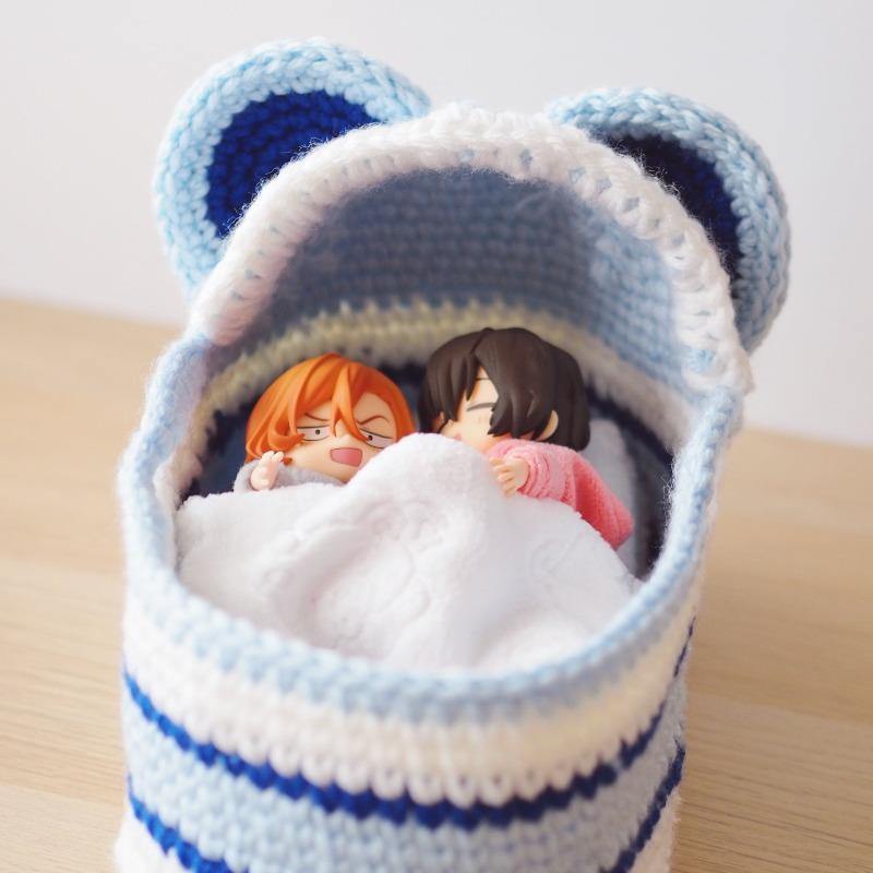 Sleeping Basket for Nendoroid Doll, Obitsu 11, and dolls - Moko's Boutique